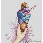 Вкус лета - Авторская Схема Вышивки Мороженое Купить Коноплич