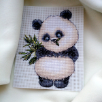 Милые панды - Схема Вышивки Крестом Авторская Купить Мишки