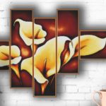 Каллы Полиптих - Вышивка Крестом Цветы Большая Купить Схема